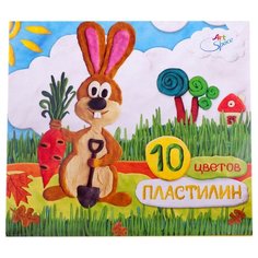 Пластилин ArtSpace 10 цветов
