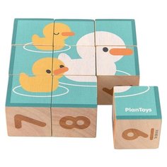Кубики-пазлы PlanToys Утята 5430