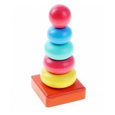 Пирамидка Alatoys Колечки 6