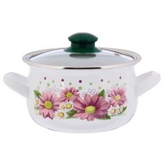 Кастрюля Интерос Розовые