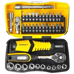 Набор бит и торцевых головок Stayer