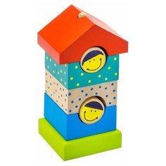 Пирамидка Alatoys Домик 7 деталей