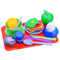Набор продуктов с посудой Пластмастер