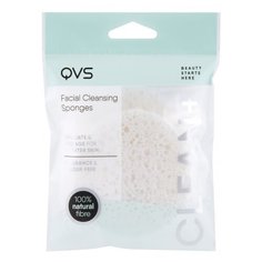 Qvs очищающие спонжи для лица 2