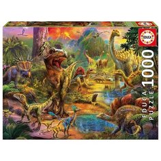 Пазл Educa Земля динозавров