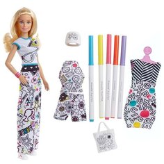 Набор Barbie с одеждой Crayola