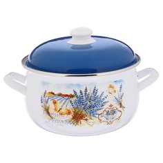 Кастрюля Интерос Лаванда 51 л