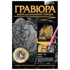 Гравюра Фантазёр Львы N6 334036