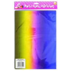 Цветной картон гофрированный Action!