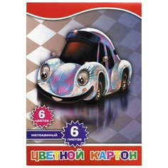 Цветной картон Action! A4 6