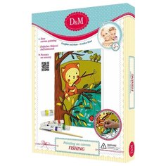D&M Картина по контурам Рыбалка