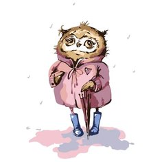 Цветной Картина по номерам Под