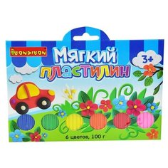 Пластилин BONDIBON 6 цветов