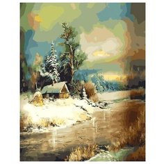 Molly Картина по номерам Зима