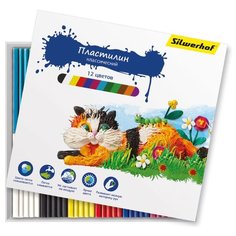 Пластилин Silwerhof 12 цветов