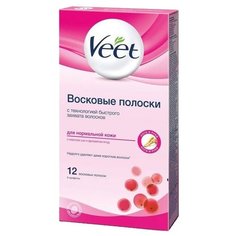 Veet Восковые полоски с маслом