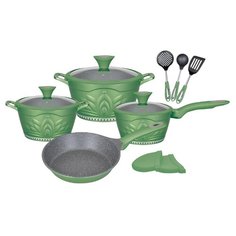 Набор посуды Winner Green