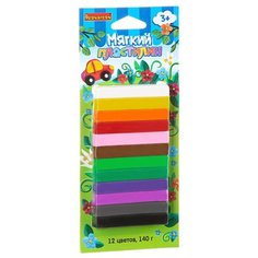 Пластилин BONDIBON 12 цветов