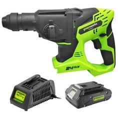 Перфоратор greenworks G24HD