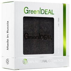Кусковое мыло GreenIdeal черное
