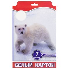 Белый картон Action! A4 7 л.