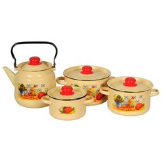 Набор посуды СтальЭмаль 1с142 1