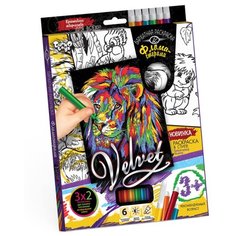 Danko Toys Бархатная раскраска