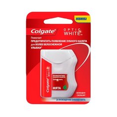Colgate зубная нить Optic White