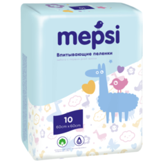 Одноразовые пеленки Mepsi 60х60