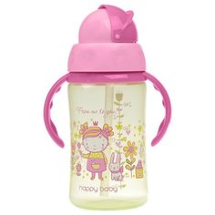 Поильник с трубочкой Happy Baby