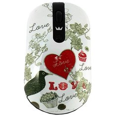 Мышь CROWN CMM-926W Flowers