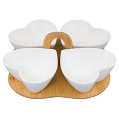 Elan gallery Менажница Белое