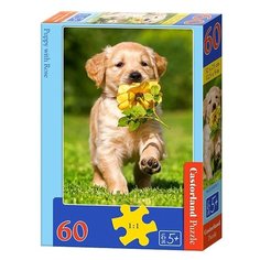 Пазл Castorland Puppy with Rose