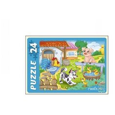 Пазл Рыжий кот Ферма ПУ24-7297