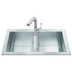 Интегрированная кухонная мойка Smeg