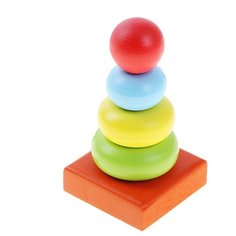 Пирамидка Alatoys Колечки на