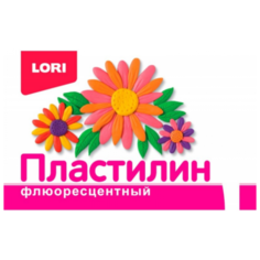 Пластилин LORI Флюоресцентный 6