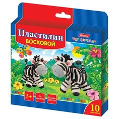 Пластилин Hatber Забавные