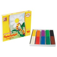 Пластилин Луч Кроха 10 цветов