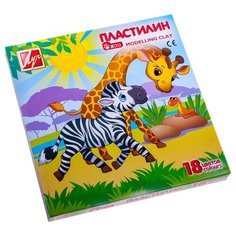 Пластилин Луч Zoo 18 цветов