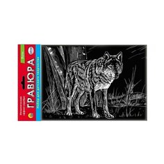 Гравюра Рыжий кот Волк в пакете