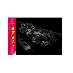 Гравюра Рыжий кот Гоночный