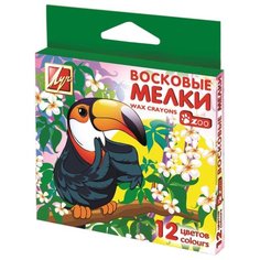 Луч Мелки восковые Zoo 12