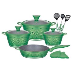 Набор посуды Winner Green