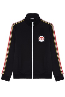 Флисовый спортивный жакет Miu Miu
