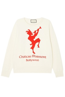 Свитшот с логотипом Chateau Marmont Gucci Man