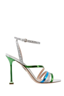 Босоножки с глиттером Miu Miu