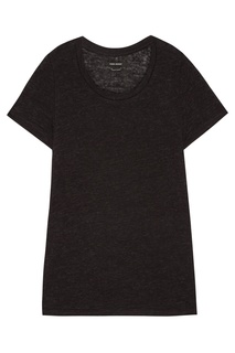 Серая льняная футболка Isabel Marant
