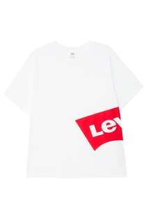 Красно-белая футболка оверсайз Levis®