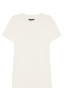 Белая льняная футболка Isabel Marant